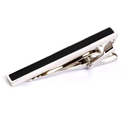 Navy blue enamel bar tie bar clip aircraft men tie clip