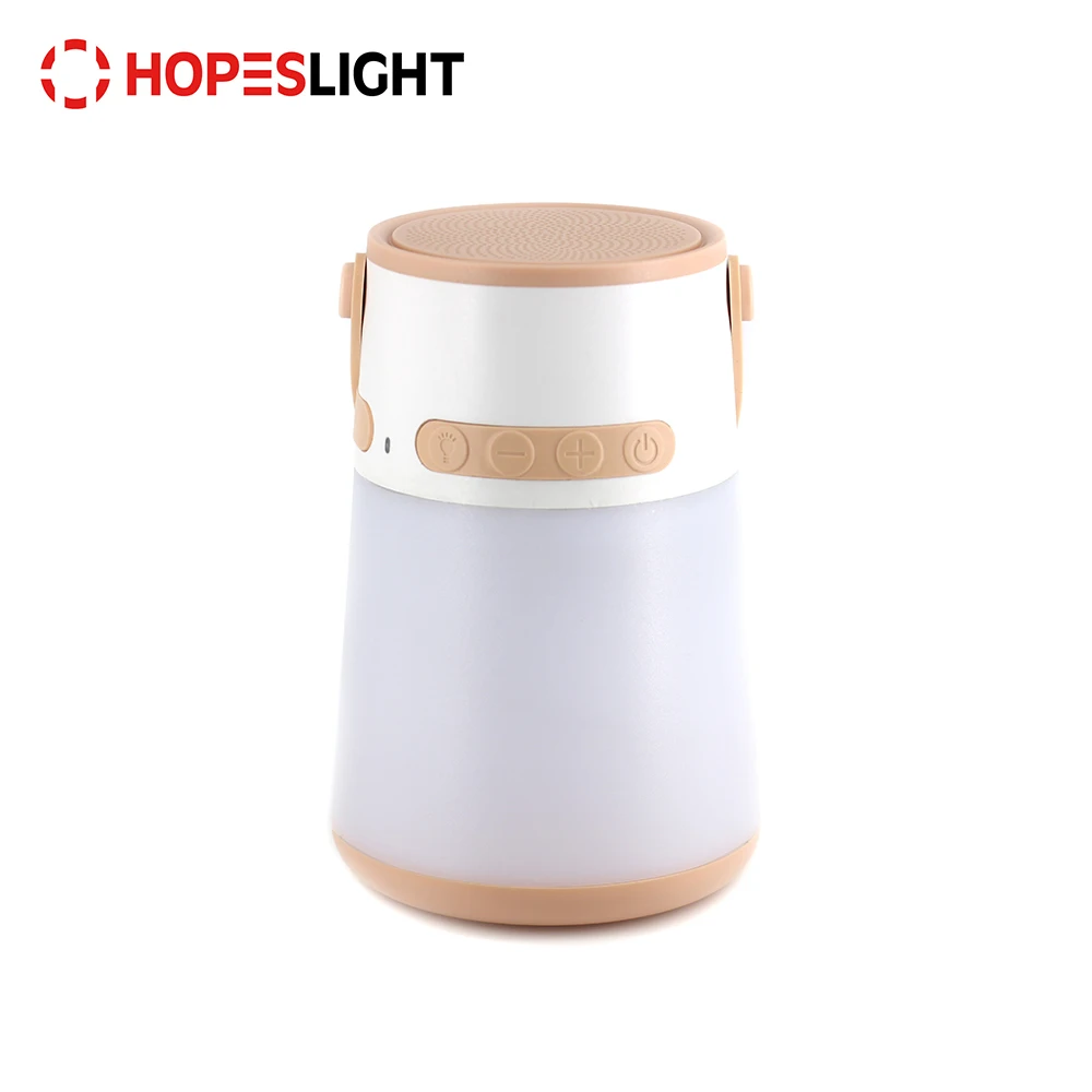 
NEW ARRIVAL ABS 5W IPX5 Hands Free Aux-in USB Rechargeable Wireless Blue tooth 4.1 Speaker LED Camping Lantern 