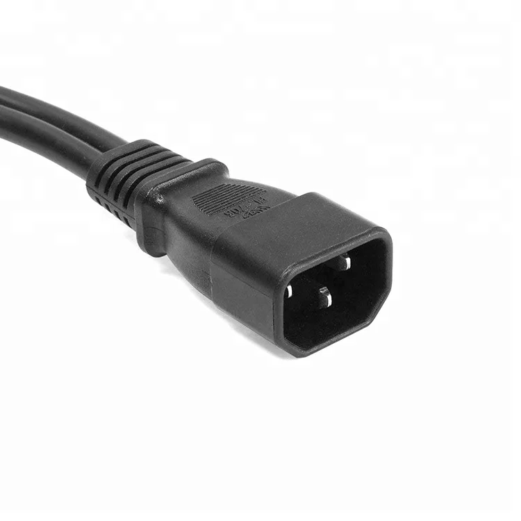 
UPS Server Y Splitter C14 to 2 x C13 Power Adapter Cable Cord 
