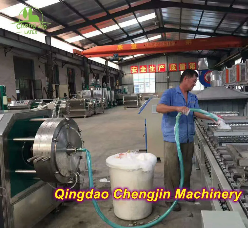 
fully automatic latex pillow production line for latex spone pillow and pad manufacturing 