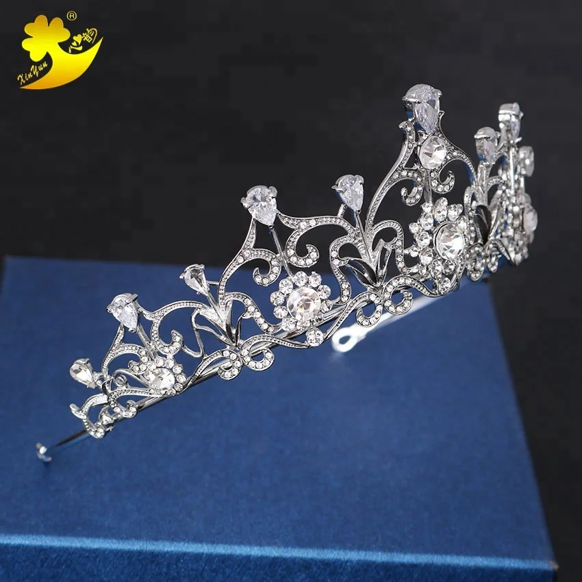 Оптовая продажа, аксессуары для невесты, корона для девочек на день рождения, темпераментная Корона со стразами, свадебное платье, аксессуары для волос, корона