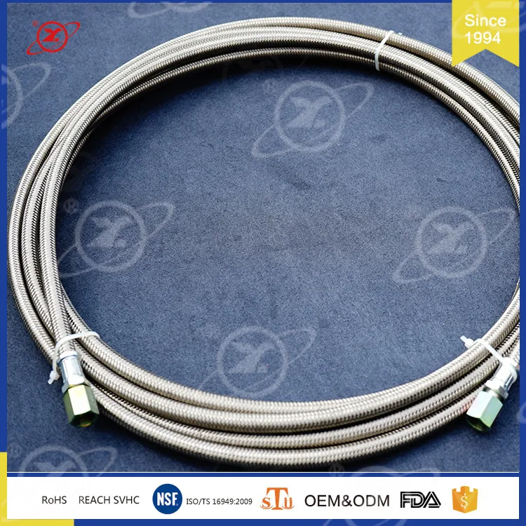 HY-003 жаростойкий металлический гибкий шланг из нержавеющей стали ptfe капиллярная трубка высокого давления