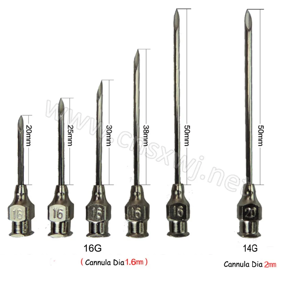  WJ307 13 мм втулка luer lock SS cannula ветеринарные