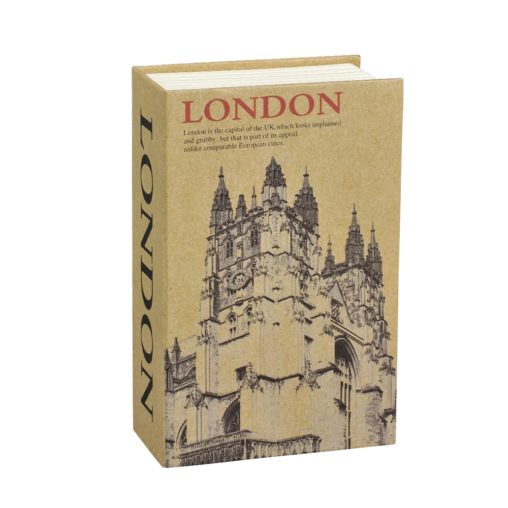 
Good quality metal factory price book safe with combination lock box 