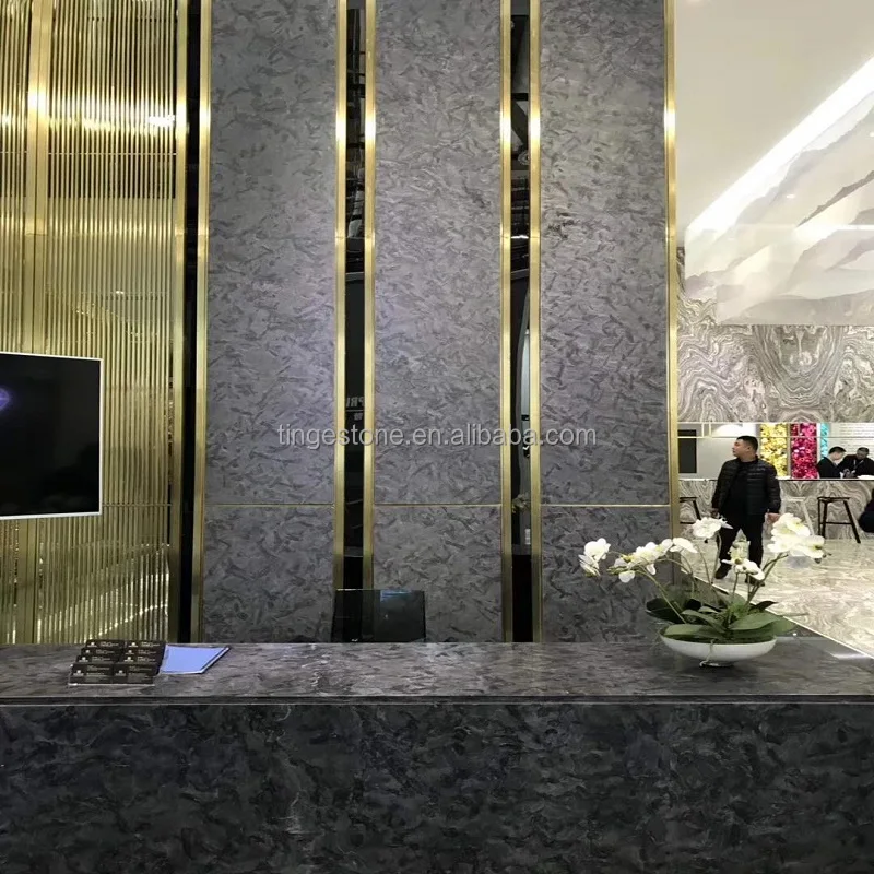 
Nice Matrix black granite for floor 