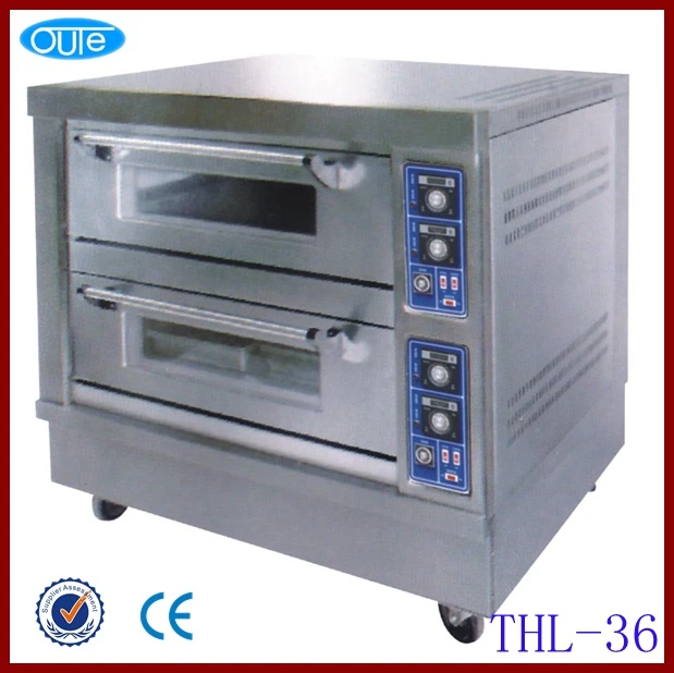 Popular Bakery Equipment Factory Price 2 Layers Electric Bread Bakery Oven (THL-22)