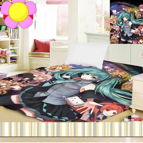Новый хацунэ мику японского аниме кровать одеяло GZF376