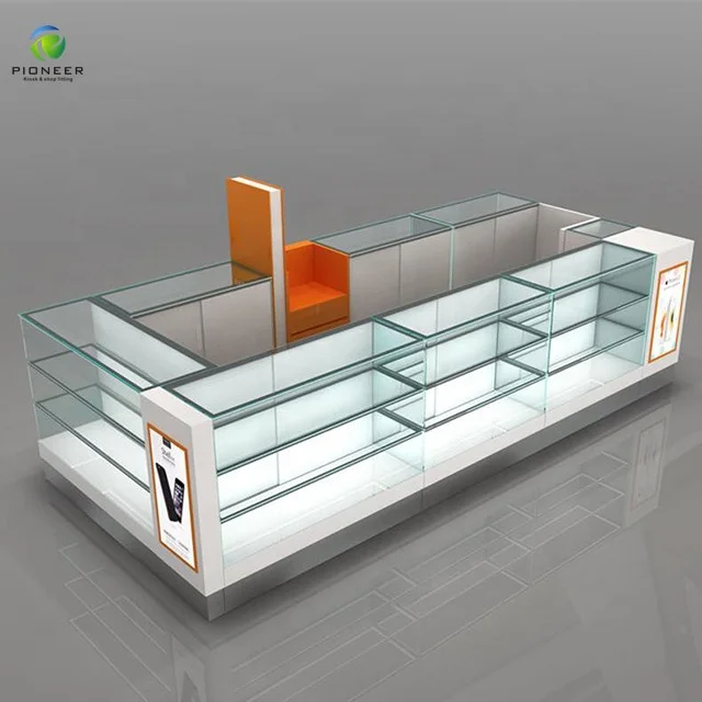 Pioneer Mobile Cell Phone Shop Repair Display Counter Design
