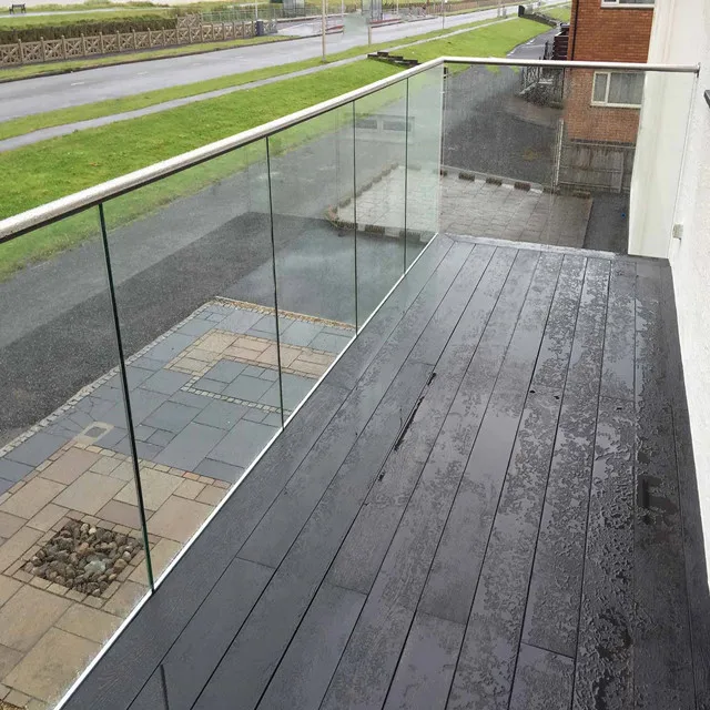 U Channel Aluminium Profile For Glass Railing