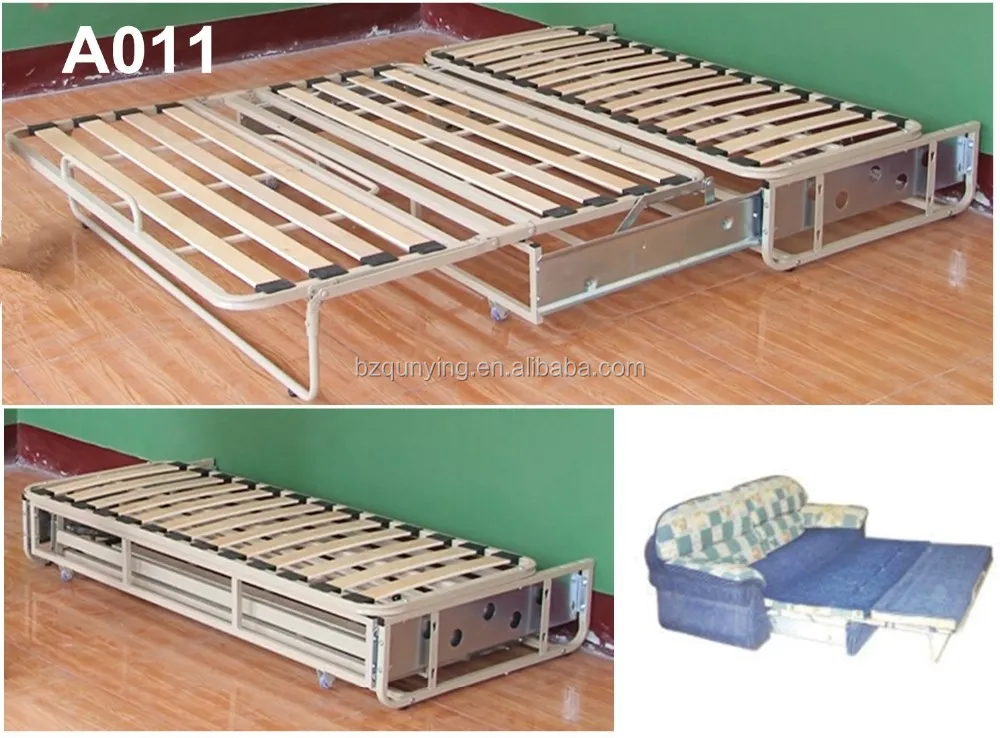 Latest modern drawer pullout sofa bed mechanism frame A011
