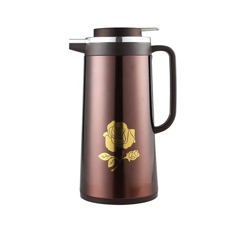 HAPPY LION Brand New 8810S Color Series Stainless Steel Body Thermos Kettle with Glass Refiil Inner Tea Coffee Thermal Pot