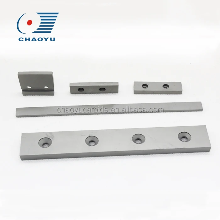 Tungsten carbide dotted line paper cutter blade TC guillotine paper blades