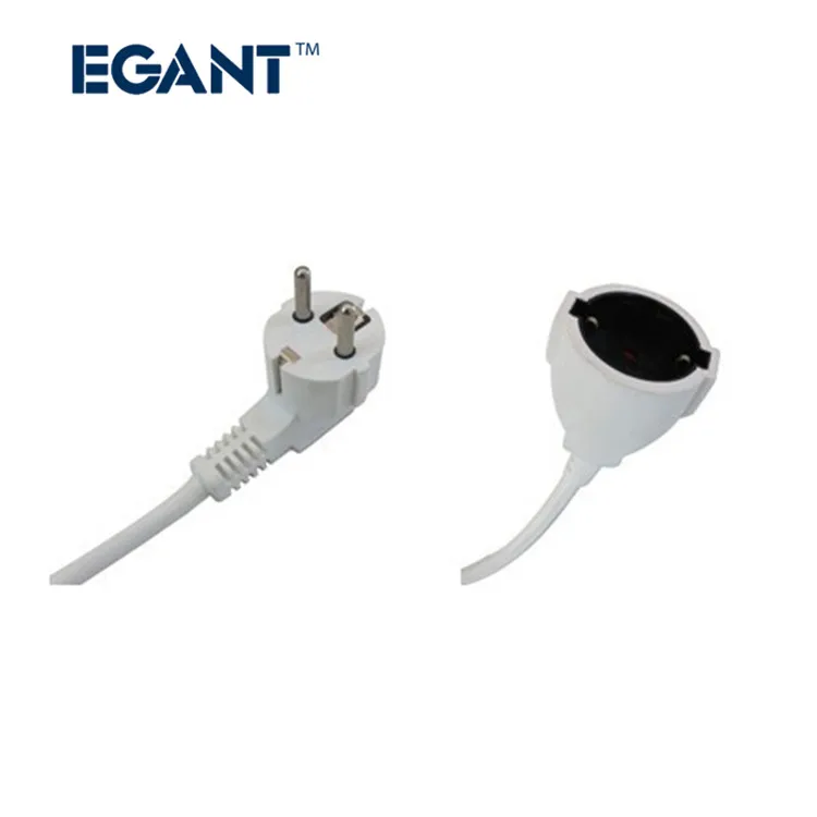 
High quality flat electrical power extension cord with ce 