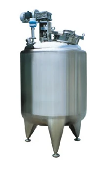 SS304 Sanitary Stainless Steel Open-type Cold and Hot cylinder Ingredients Mixing Tank