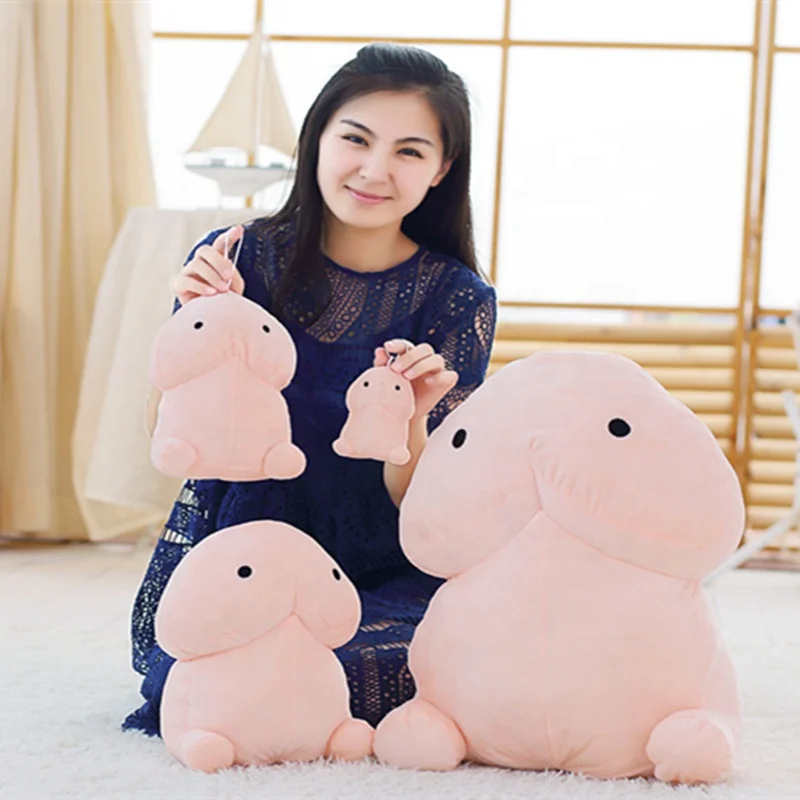 
High Quality Funny Kawaii Penis Plush Toy Lovely Gift Stuffed Soft Doll Pillow Cushion 