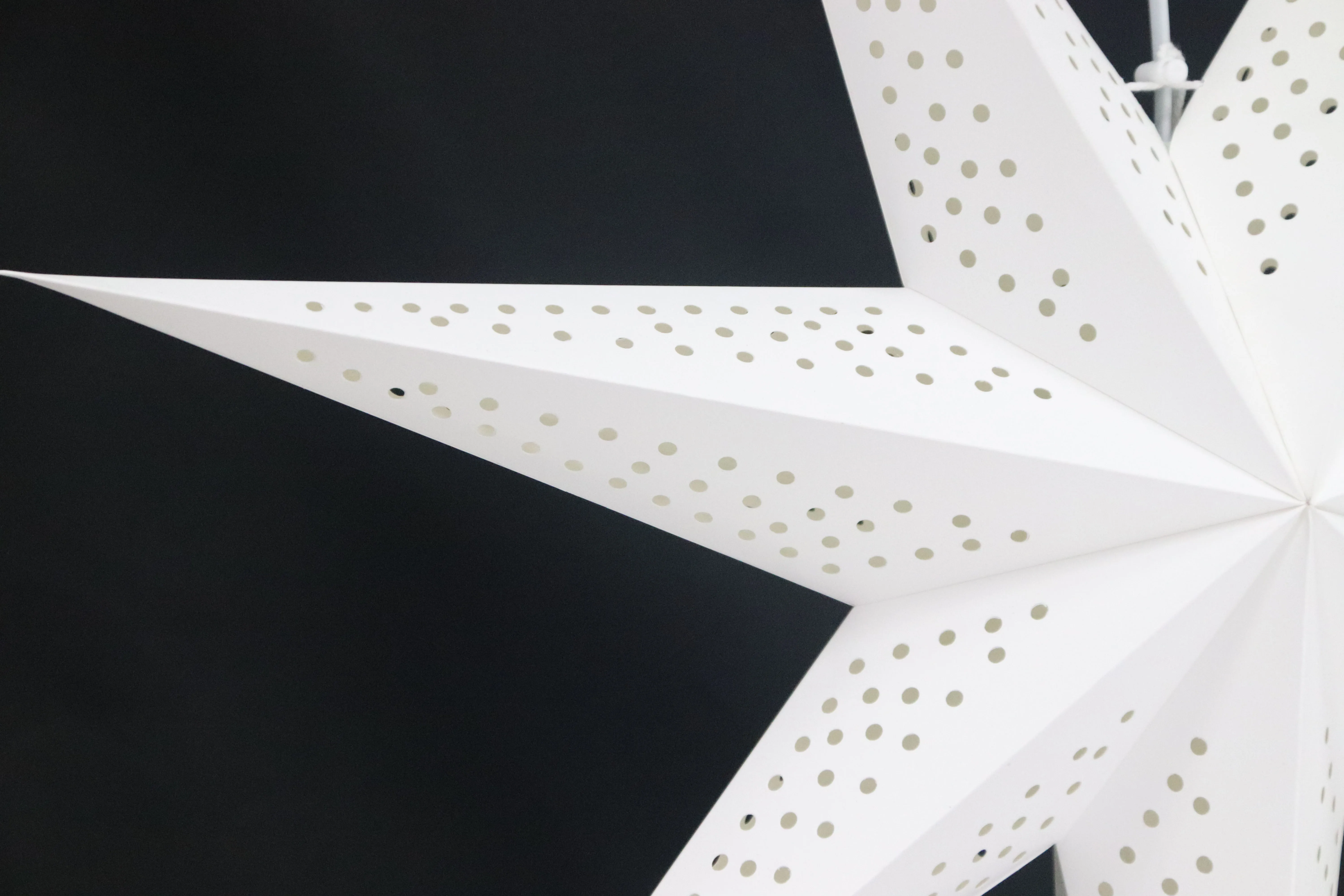 Fashion Glitter Purple Paper  Star LED Light Hanging Lantern Christmas