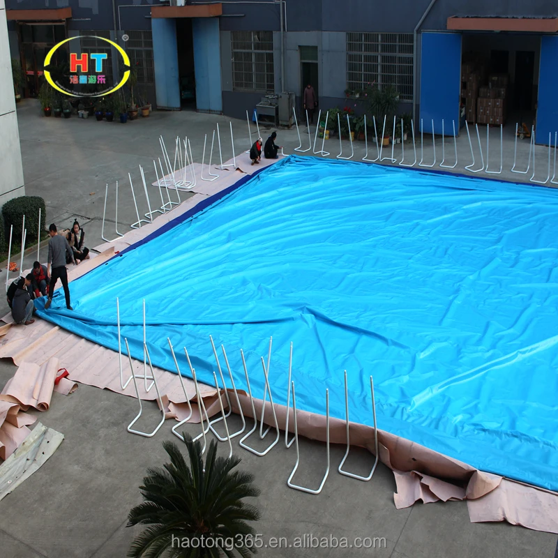 New Design Rectangular Pools Swimming Outdoor Metal Frame Pool Frame Swimming Pool For Adults