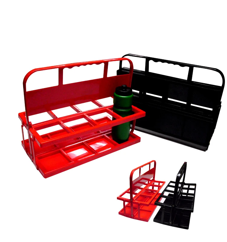 
custom logo large size plastic 8 Pack foldable water Bottle Carrier / ABS PP 8 bottles holder 