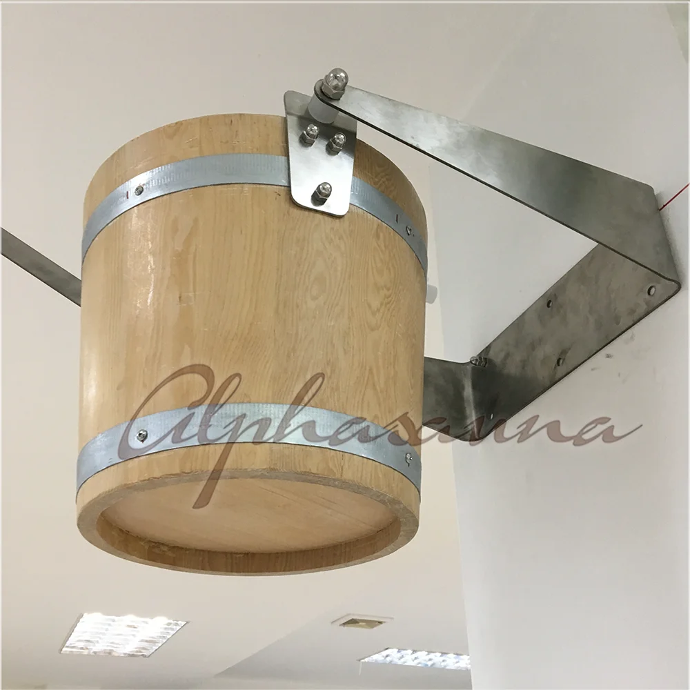 Turkish Shower Bath Accessories Sauna Bucket And Ladle For Sales