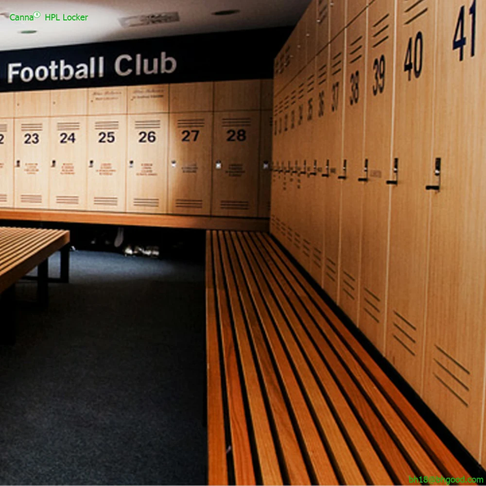 air ventilated hpl impact resistance gym club lockers