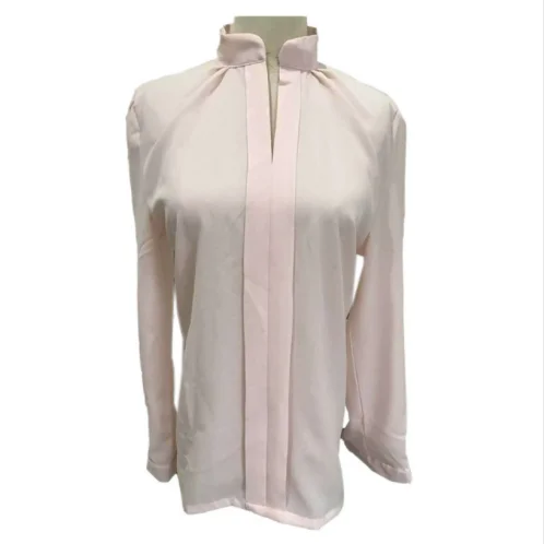 Летняя однотонная повседневная женская рубашка CUHAKCI, шифоновая блузка с длинным рукавом, женские офисные рубашки, рабочий Топ большого размера 2XL