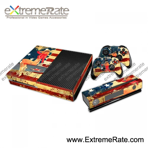 с заводской цене американский флаг наклейка для xbox одной консоли контроллер отличительные знаки кожи для игры станции 4