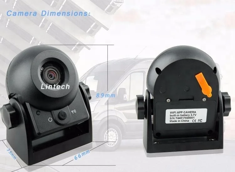 Rechargeable Waterproof Universal Wireless Wifi Car Rear View Magnetic Backup Camera