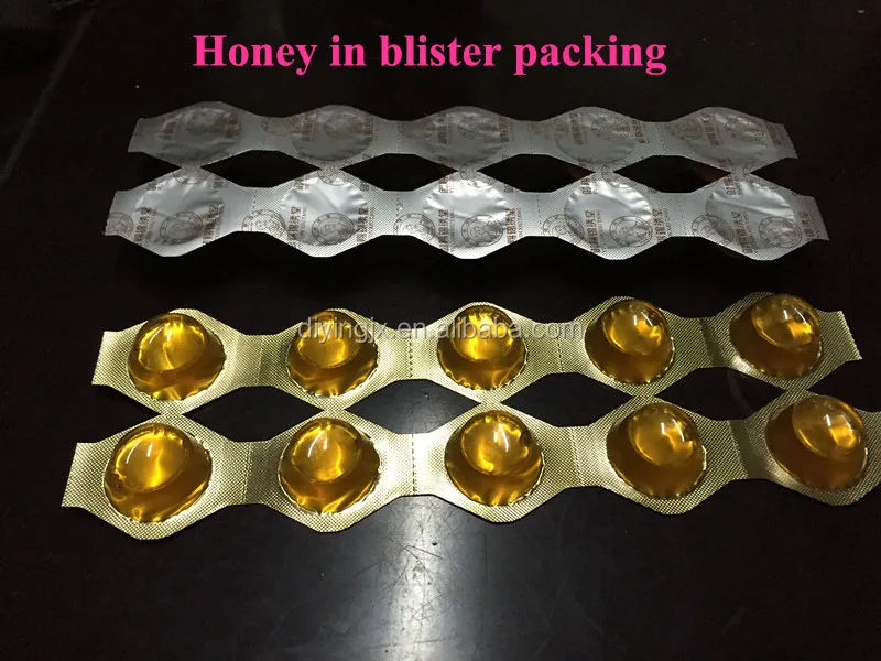 10-33pcs/min Packing 10g,15g,20g Small Automatic Honey Jam Butter Blister Packing Machine