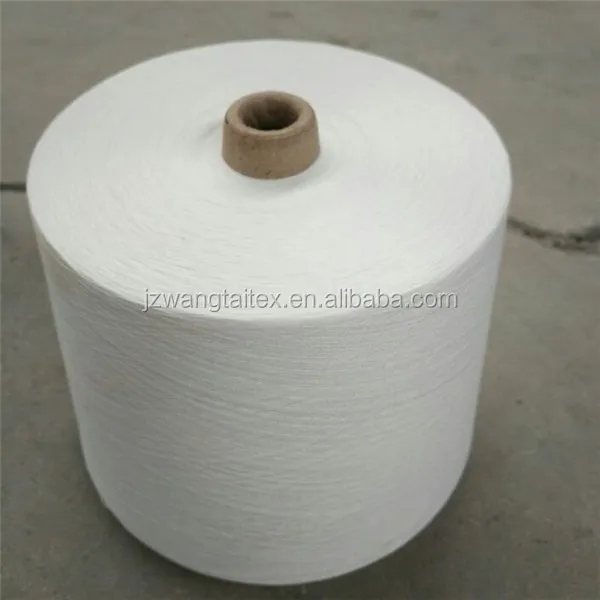 
100% VIRGIN POLYESTER SPUN YARN FROM 30S-60S MADE IN JINZHOU CITY FACTORY 