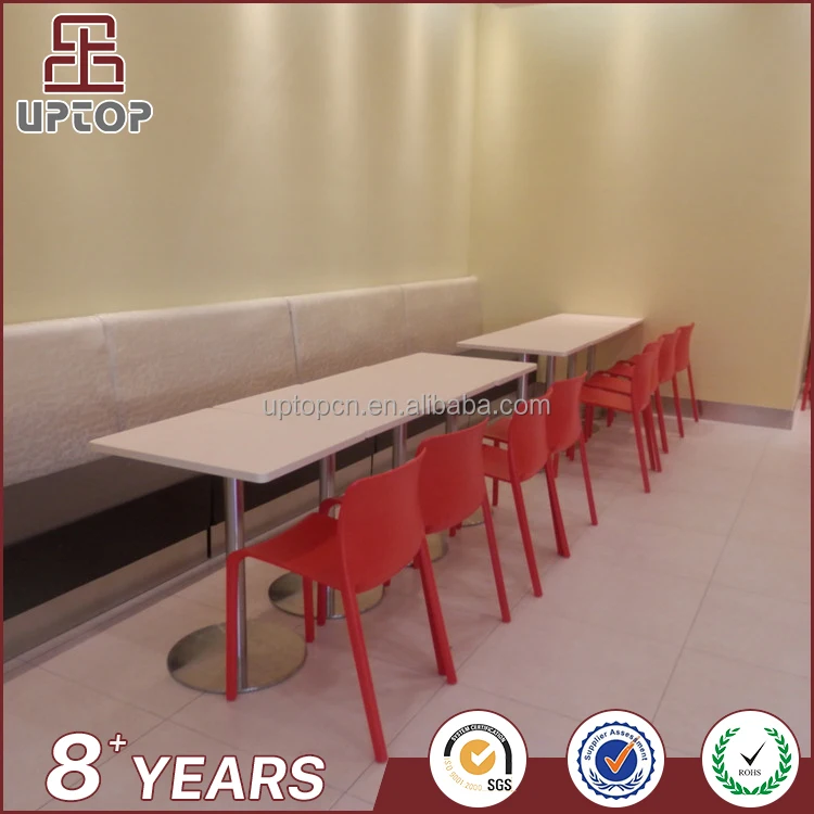 (SP-CS262) Uptop project commercial cafeteria fastfood furniture for food court