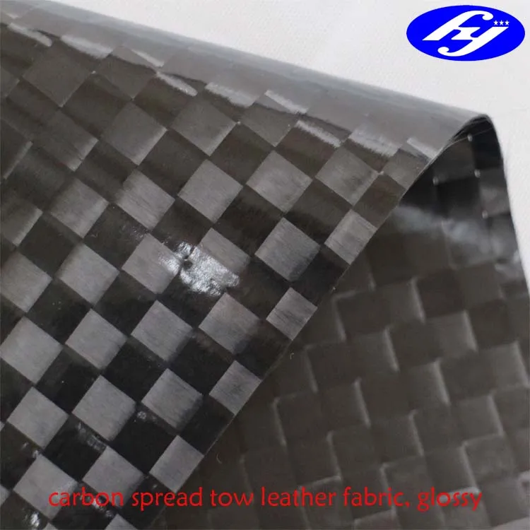 TPU coated carbon fiber fabric for bags and wallets