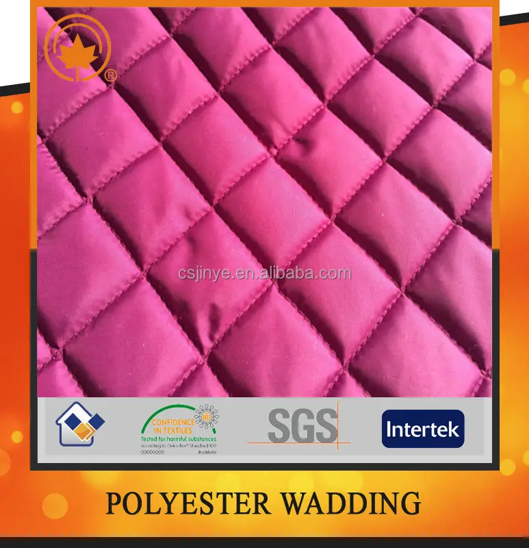 Suitable For Multiple Scenarios Pre Quilted Fabric Satin Quilted Fabric For Jacket