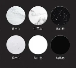 Набор из 3 золотых круглых мраморных кофейных столиков для гостиной