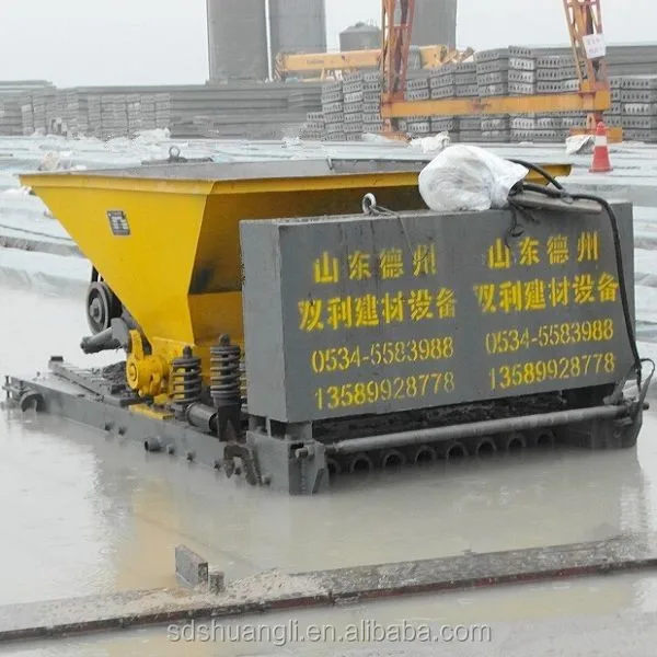 80mm thickness light weight wall blocks hollow core slab machine for sale