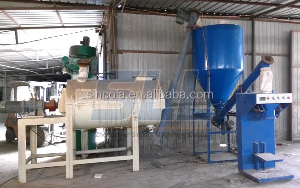 500kgs/batch dry powder mixing machine low cost less occupation area