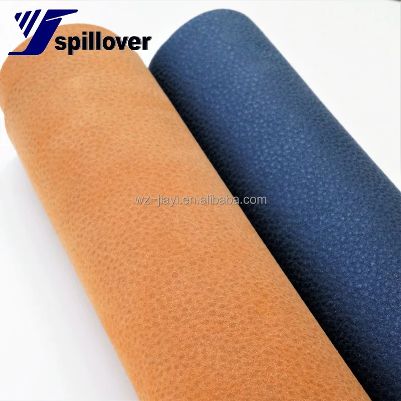 New Fashion PU Microfiber stock Fabric/nubuck Microfiber leather