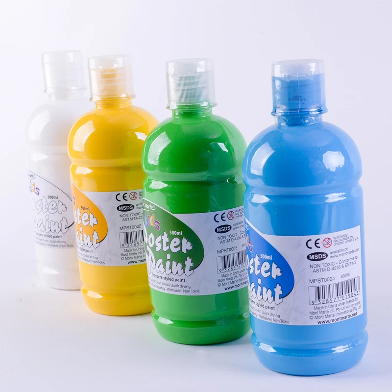 Цветной постер на водной основе