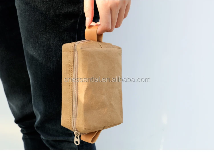 New novelty custom washable paper pencil case bag for teenagers