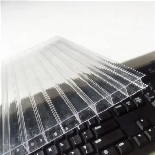 16mm/18mm/25mm triple wall plastic polycarbonate hollow honeycomb sheet
