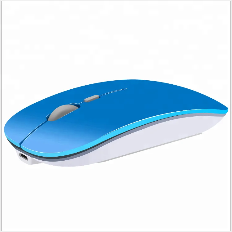 Bulk Ultra slim wireless optical chargeable mouse with charge cable