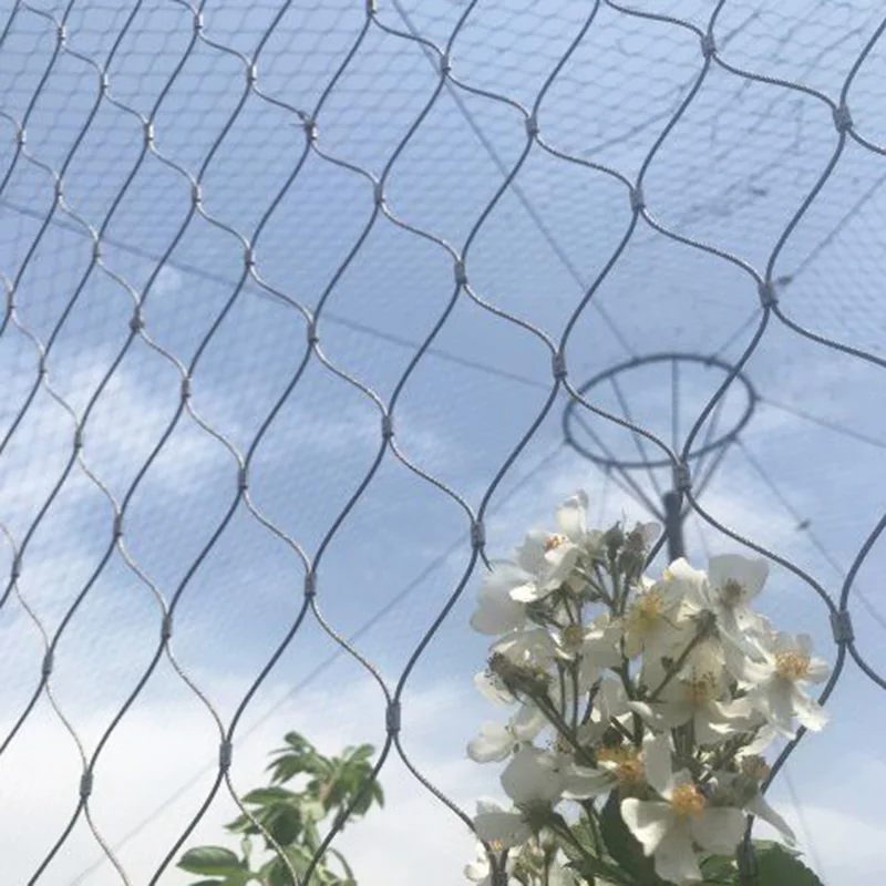 
hot selling flexible wire mesh netting architectural decorative rope mesh 
