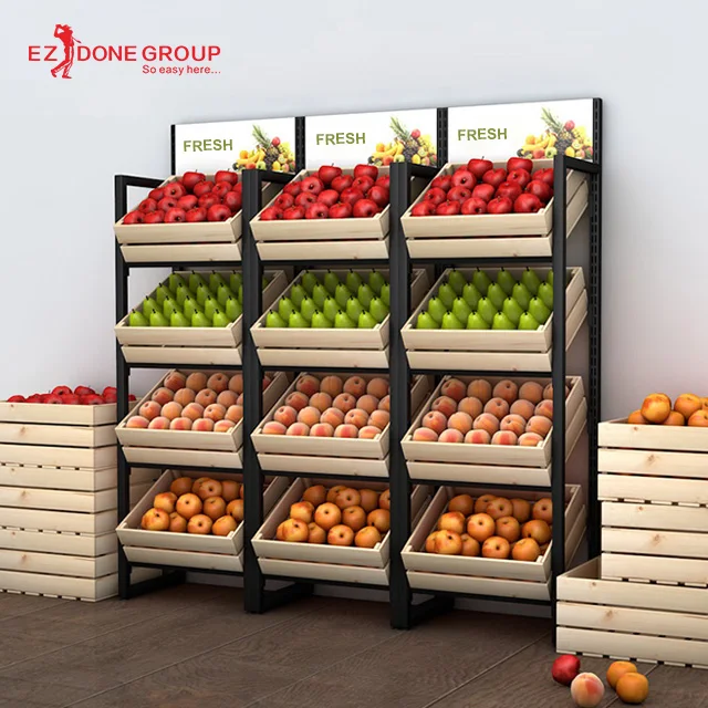 
Professional Service good quality multi layer used supermarket fruit vegetable area gondola shelving rack 