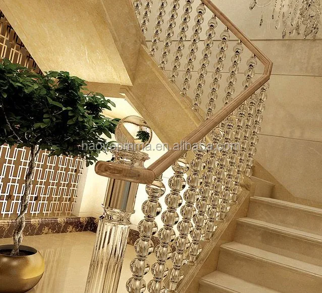 latest furniture acrylic spiral staircase Pmma Acrylic Crystal staircase column Columna de escalera de acrilico