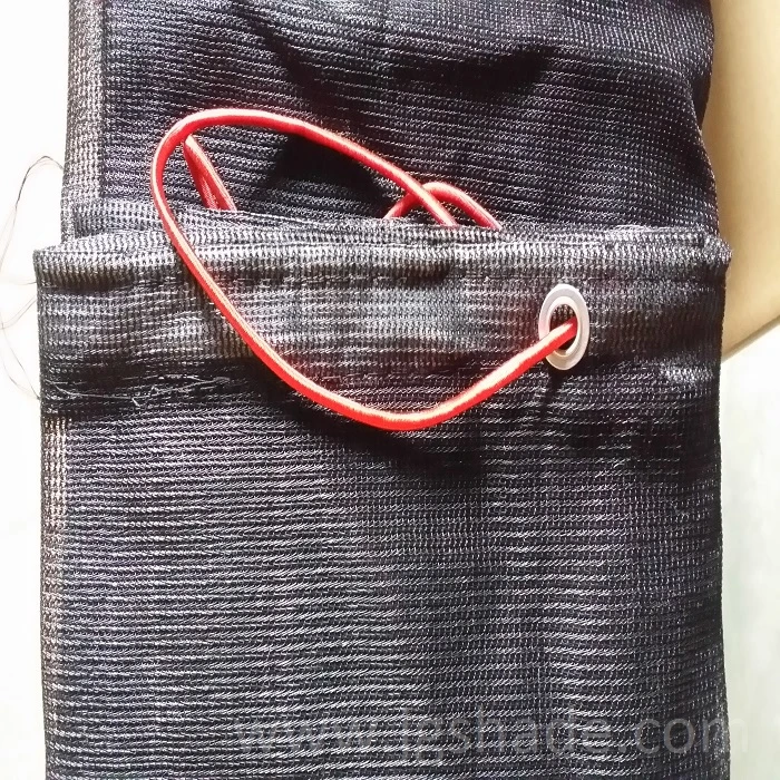 Green HDPE fine mesh Trailer Cargo Security Net