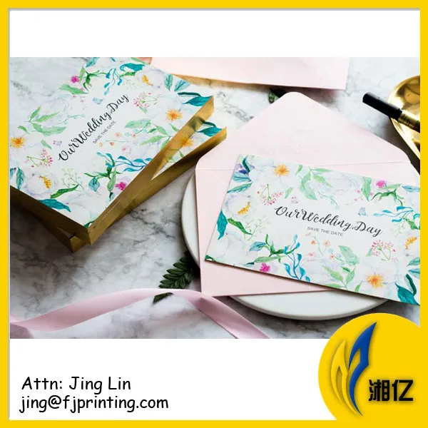 
Custom design Wedding Birthday Christmas Greeting Card Printing 