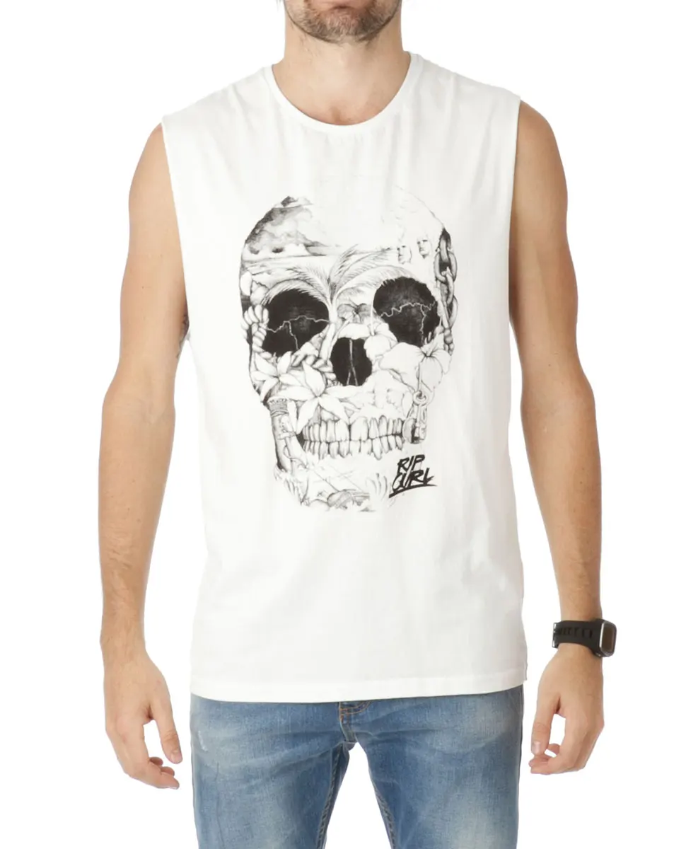 Мужские футболки без рукавов с принтом