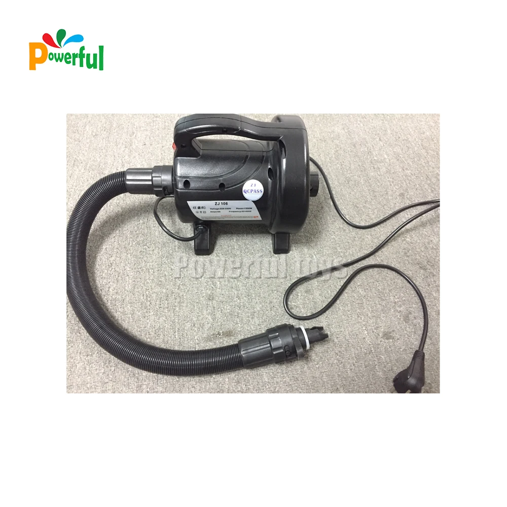 air pump for air tight inflatable model