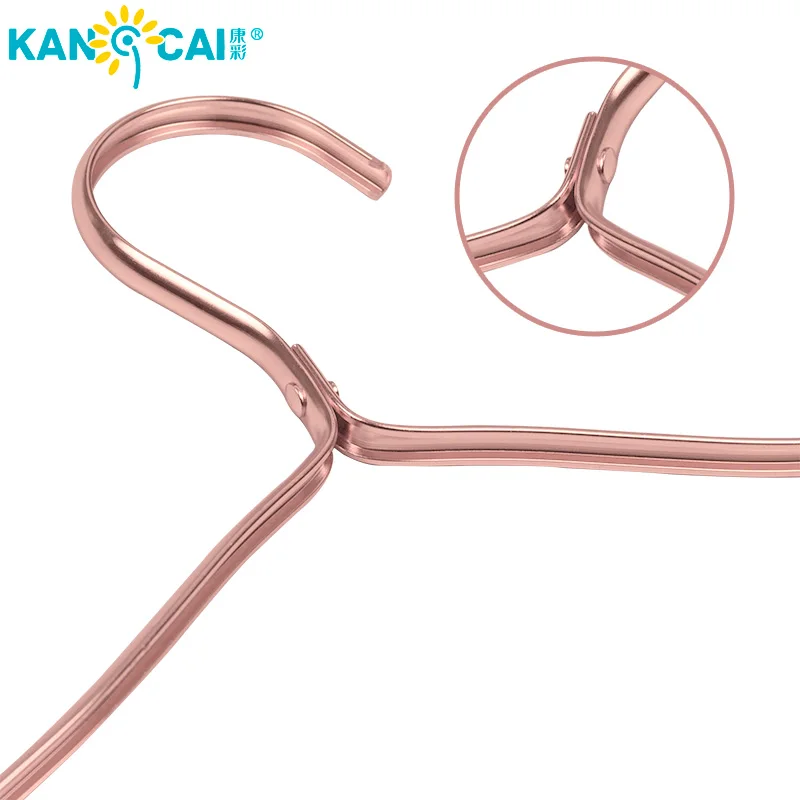 
Wholesale Luxury Aluminum Rose Gold Clothes Hangers 