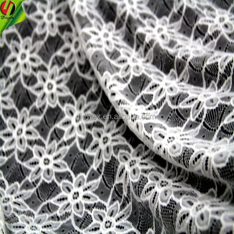 
Star Shape Wholesale Spandex And Lycra lace Fabric 