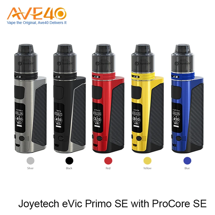 Последний Продукт Электронной Сигарета Комплект Экспресс-18650 Батареи Box Mod Joyetech eVic Primo SE С ProCore SE Комплект